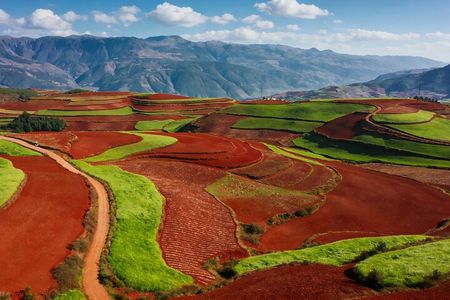 Private Dongchuan Red Land Sightseeing Day Tour from Kunming
