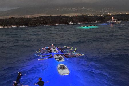 Glow of the Deep: Night Snorkeling with Manta Rays