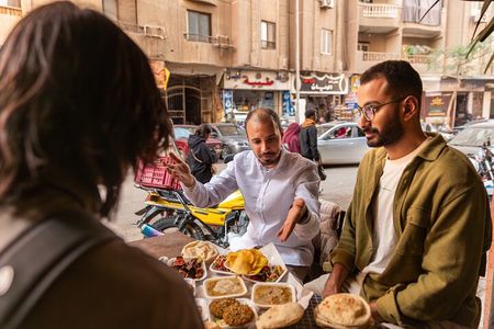 Giza’s hidden flavor street food tour with a local