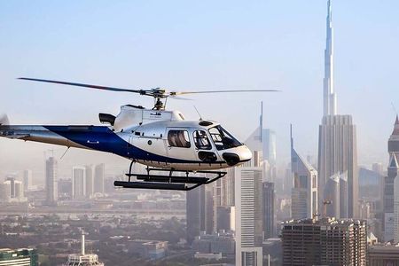 Dubai Helicopter Ride Burj Khalifa Palm Jumeirah and Marina Views