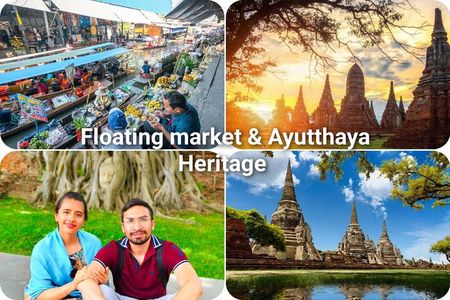 Ancient Floating markets to Ayutthaya, a World Heritage City.