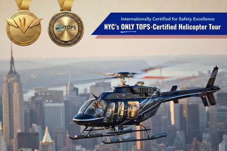 NY Helicopter Tour: Manhattan & Brooklyn (Heliport Fees Incl.)
