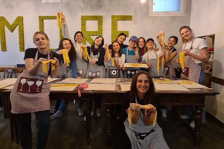 From Rome: Pasta & Tiramisù Cooking Class near Spanish Steps