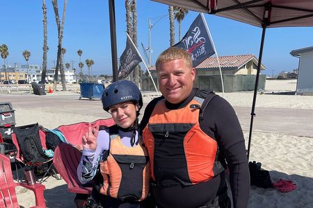 E-Foil Lesson for Two Friends in Southern California