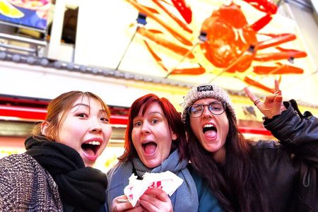 Osaka 2 Hour Local Street Food Tour in Dotonbori and Namba