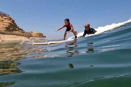 Surf lessons at Punta Veleros Beach