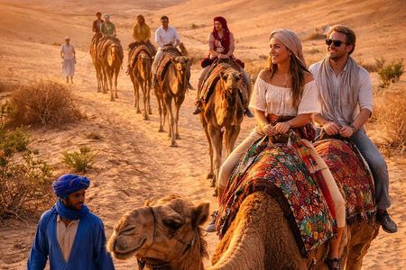 Agafay Desert Camel Ride, Dinner & Fire Show from Marrakech