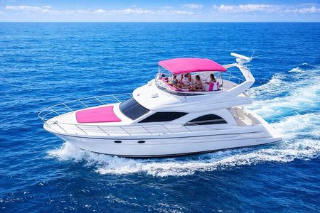 Miami Yacht Rental | 2 Jetski | Private Boat | Barbie Pink Yacht