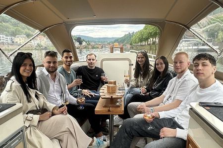 Private boat trip with captain in Heidelberg exclusive and stylish!