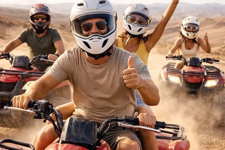 Marrakech : Agafay Desert dinner Show with Quad Bike & Camels