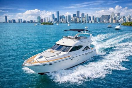Miami Yacht Rental 55 ft + 2 Jet Ski | Miami Boat Rentals 