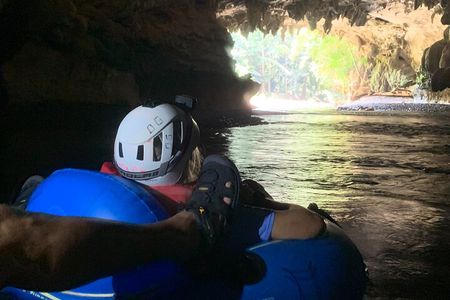Cave Tubing and Zipline Adventure with Local Expert Guide