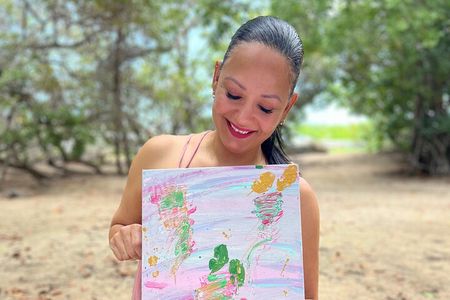 Sense and Paint Intuitive Sunset Art Experience in Aruba