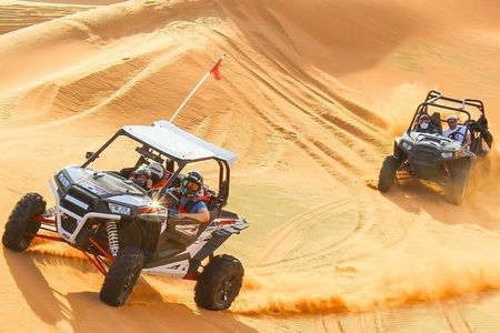  Doha: Quad Bike & Buggy Desert Tour with Camel Ride & Inland Sea