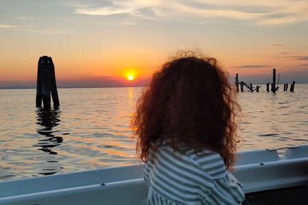 Chioggia : Golden Hour In The Venetian Lagoon By Boat