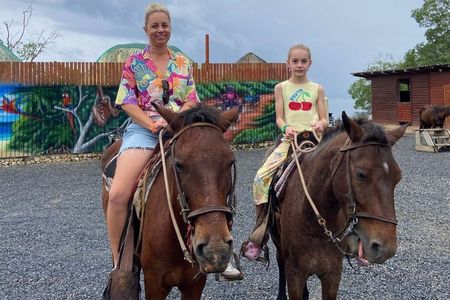 Roatan Horseback Riding with Beach Break Plus City