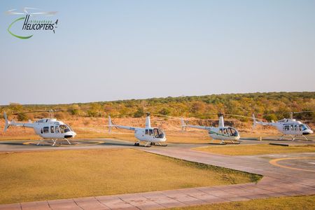 Helicopter Scenic Flight over Victoria Falls 25-27 Minutes Game 