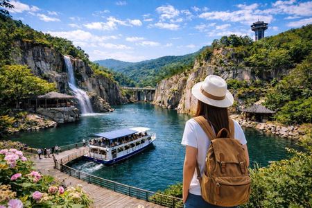 Pocheon: Sanjeong Lake+ Art Valley+Herb Island Tour from Seoul