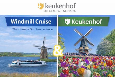 Keukenhof Gardens with Windmill Cruise & Transfer from Amsterdam