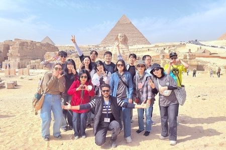 Half-Day Giza Pyramids & Sphinx Tour with Camel Ride and Lunch