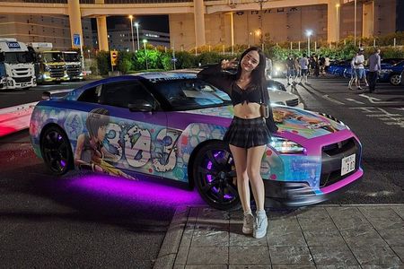 JDM Daikoku car meet GTR35 600HP to famous spot