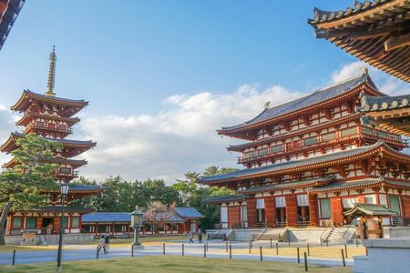 Nara: Yakushiji Tour – Toshodaiji or Sutra Copying Option