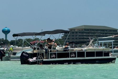Pontoon Rental at Crab Island, Destin, Florida