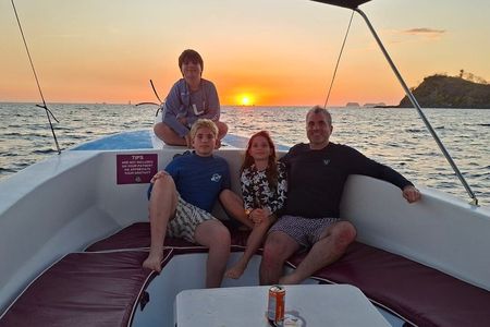 4-Hour Private Sunset Tour from Del Coco Beach - Evil Panda Boat