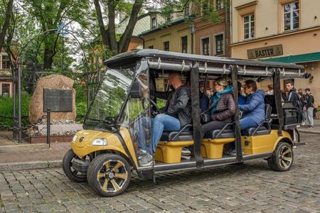 Jewish Quarter Group Tour by Golf Cart with Schindler's Museum visit in Krakow