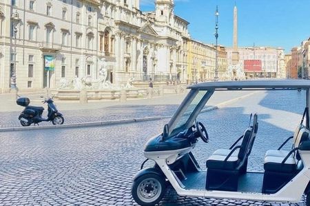 Golf Cart Tour: Explore of Rome by short time