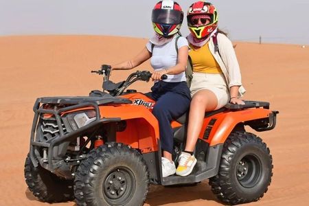 Dubai Evening Safari Explorers, Quad Bike, BBQ Dinner & Live Show