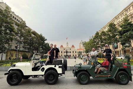 Saigon Discovery by US Army Jeep: Day History & Night Street Food
