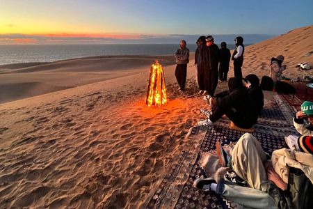 Desert Tour with Sandboarding, Tea & fire from Agadir/Taghazout