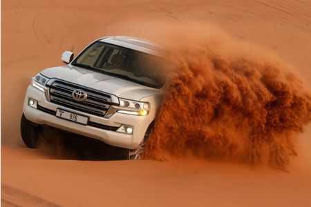 Dubai Red Dune Desert Safari with Camel Ride, Dune Bashing & BBQ