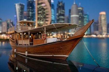 Doha: Dhow Cruise Dinner Live BBQ Buffet and Hotel Transfer