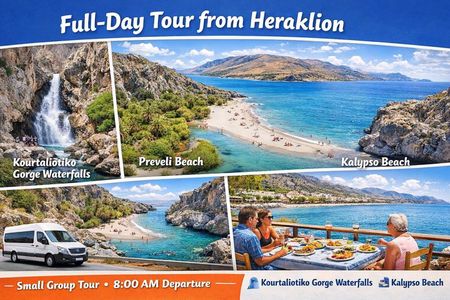 Small Group: Kourtaliotiko Gorge, Preveli/Kalypso Beach & Plakias