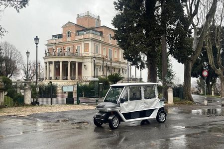 Golf Cart Mystery and Culture Private Tour in the Borghese Garden