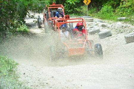Buggy Ride, Zipline Mega Splash and Waterfall Pool + Lunch Combo