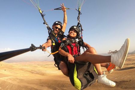 Paragliding experience in Agafay desert from Marrakech