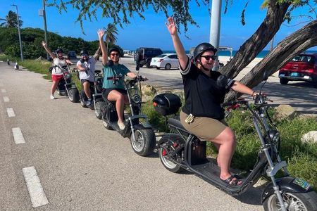 3-Hour Electric Scooter Island Tour in Aruba (1 or 2-seater)