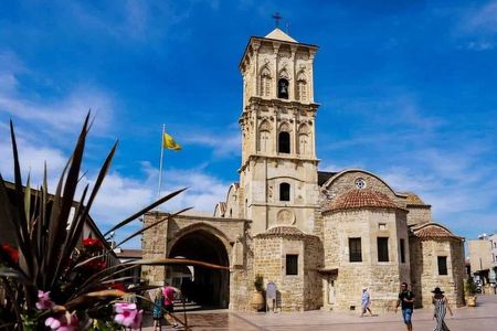 Larnaca & Divided Nicosia Sightseeing Tour from Paphos