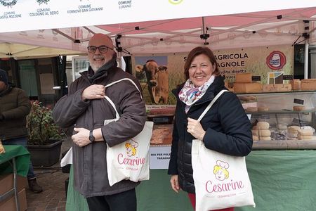 Farmers Market Experience and Authentic Cooking Class in Bergamo