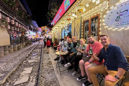 Hanoi Private Hidden Food Gems and Train Street Coffee Experience