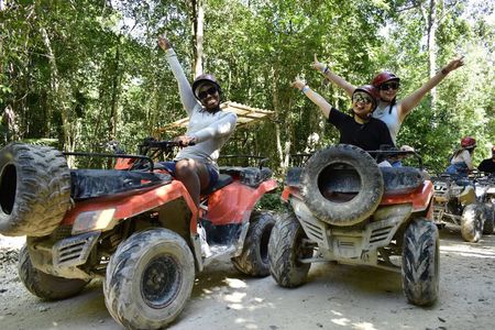 ATV Circuit in Cancun, Horseback Riding, Zip Lines, Cenote, lunch