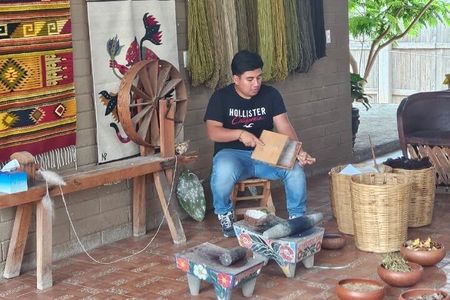 Boil Water, Mezcal, Textiles and Tuile Tree on Private Tour