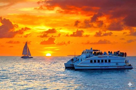 Key West Sunset Cruise: Dinner, Live Music & Drinks Included
