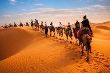 Marrakech : 3-Day Sahara Desert Tour to Merzouga & Camel Trek