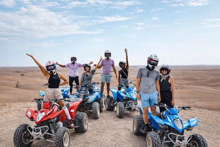 Agafay Desert Quad Biking Adventure with Hotel Transfer & Tea