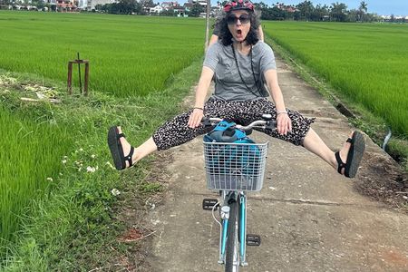 3 Hours cycling Hội An-Duck farm-buffalo-organic farm-Basket Boat