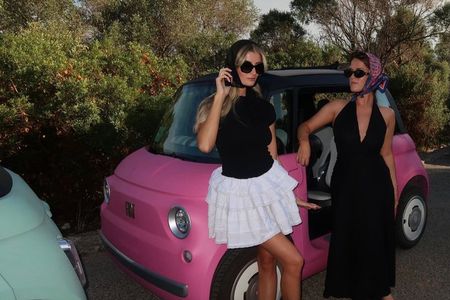 Retro Electric Topolino Ride on the French Riviera